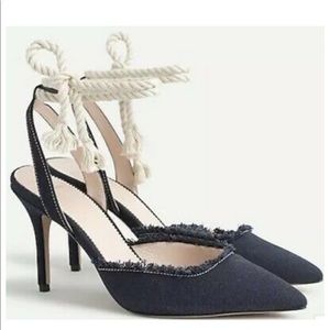 J Crew Elsie Canvas Pump